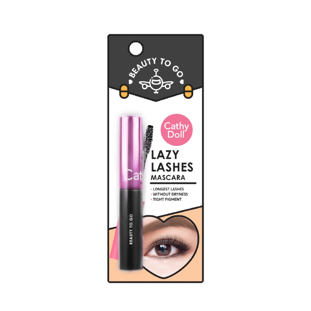 Mascara mini Cathy Doll Beauty To Go Lazy Lashes Mascara 4g