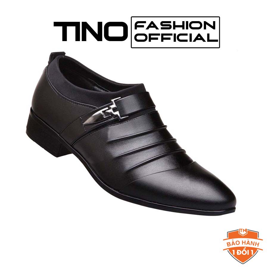 Giày công sở Tino mũi nhọn Simple Monk Strap CS22 | BigBuy360 - bigbuy360.vn