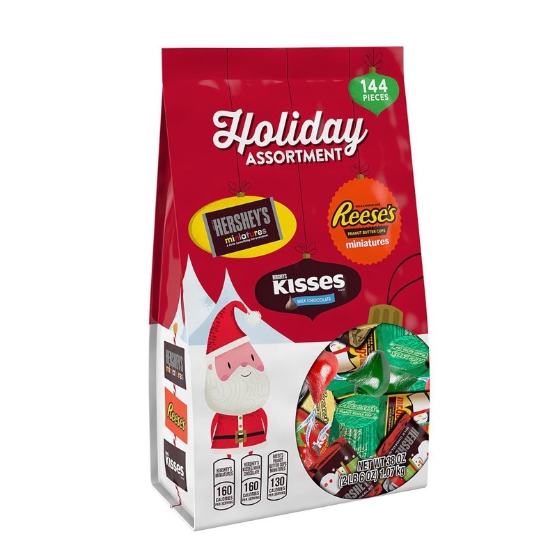 Kẹo Socola Hershey’s Holiday Assortment 1.47kg Mỹ