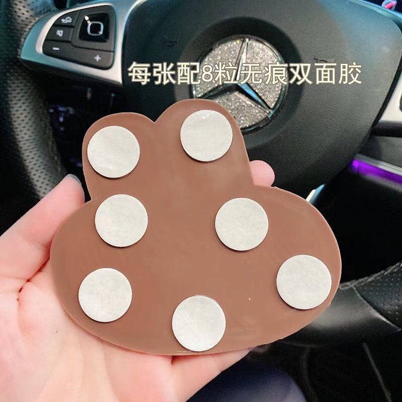 Steering Wheel Logo Cute Decorative Stickers Car Fashion Creative Car for Women Instrument Center Console Car Interior Bumper Stickers Auto department store supplies