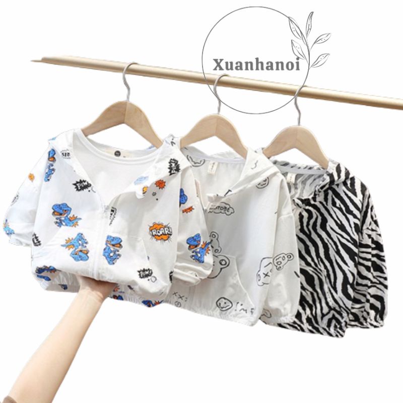 Áo gió áo khoác áo chống nắng cho bé 8-30kg XHN1042