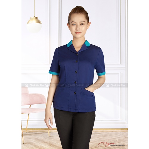 Đồng Phục Áo Tạp Vụ - Áo Buồng phòng MYONE