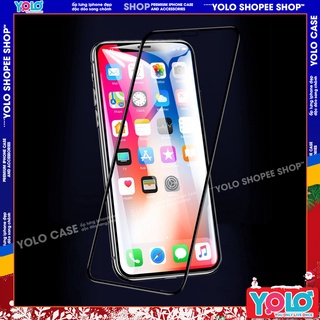 Kính cường lực iphone 21D full màn