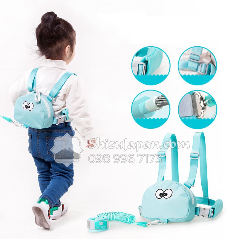 Dây Dắt Trẻ Em Đi Dạo Chống Lạc Kết Hợp Ba lô, Dây Dài 2.5 Mét Hiệu BabyCoupe