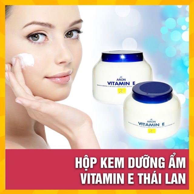 [ HCM SỈ ] Kem VITAMIN E ARON dưỡng ẩm Thái Lan
