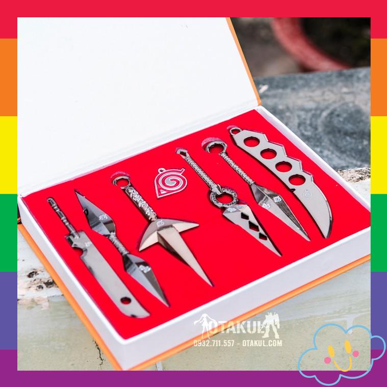 Bộ Móc Khóa Naruto - Đen Bóng