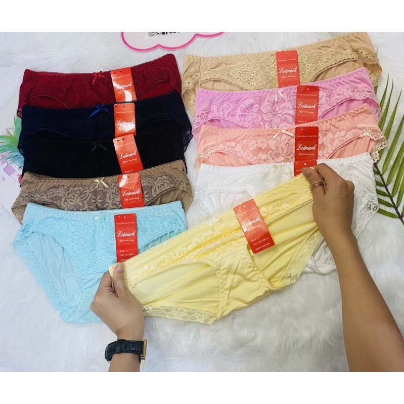 ♥️ Shop Uy Tín ♥️ [Quần Lót Nữ] Quần Lót Cotton Phối Ren Nữ Hàng Việt Nam Siêu Thoáng