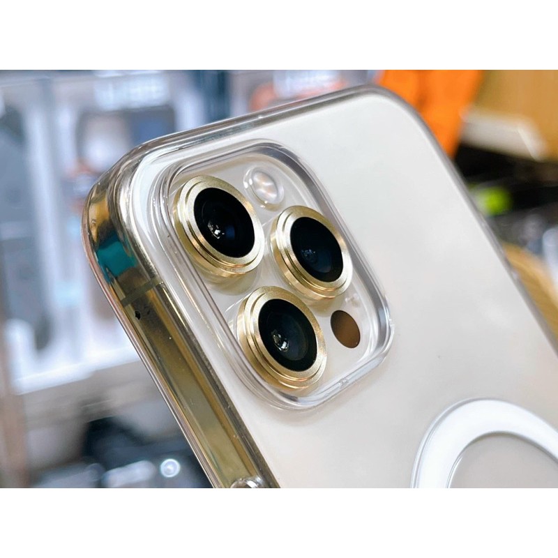 Cường lực Camera iPhone 12 (có iP11) viền màu
