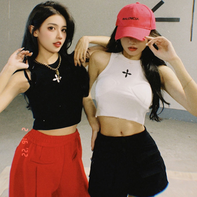 Áo Croptop Sát Nách Kiểu Dáng Đơn Giản Thời Trang Mùa Hè