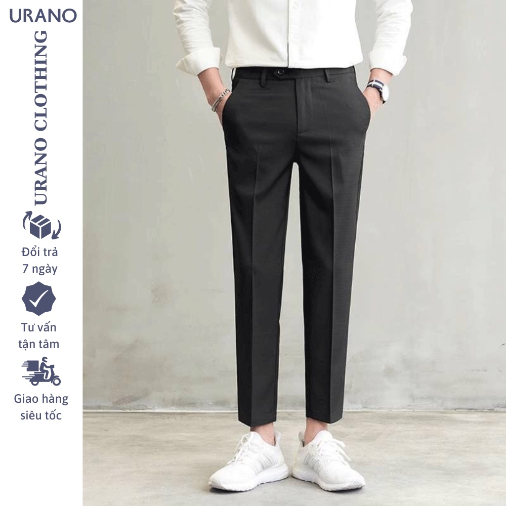 Quần âu nam Urano chất vải mỏng cao cấp,chuẩn form,trẻ trung,thanh lịch,co giãn 4 chiều chống nhăn  tuyệt đ