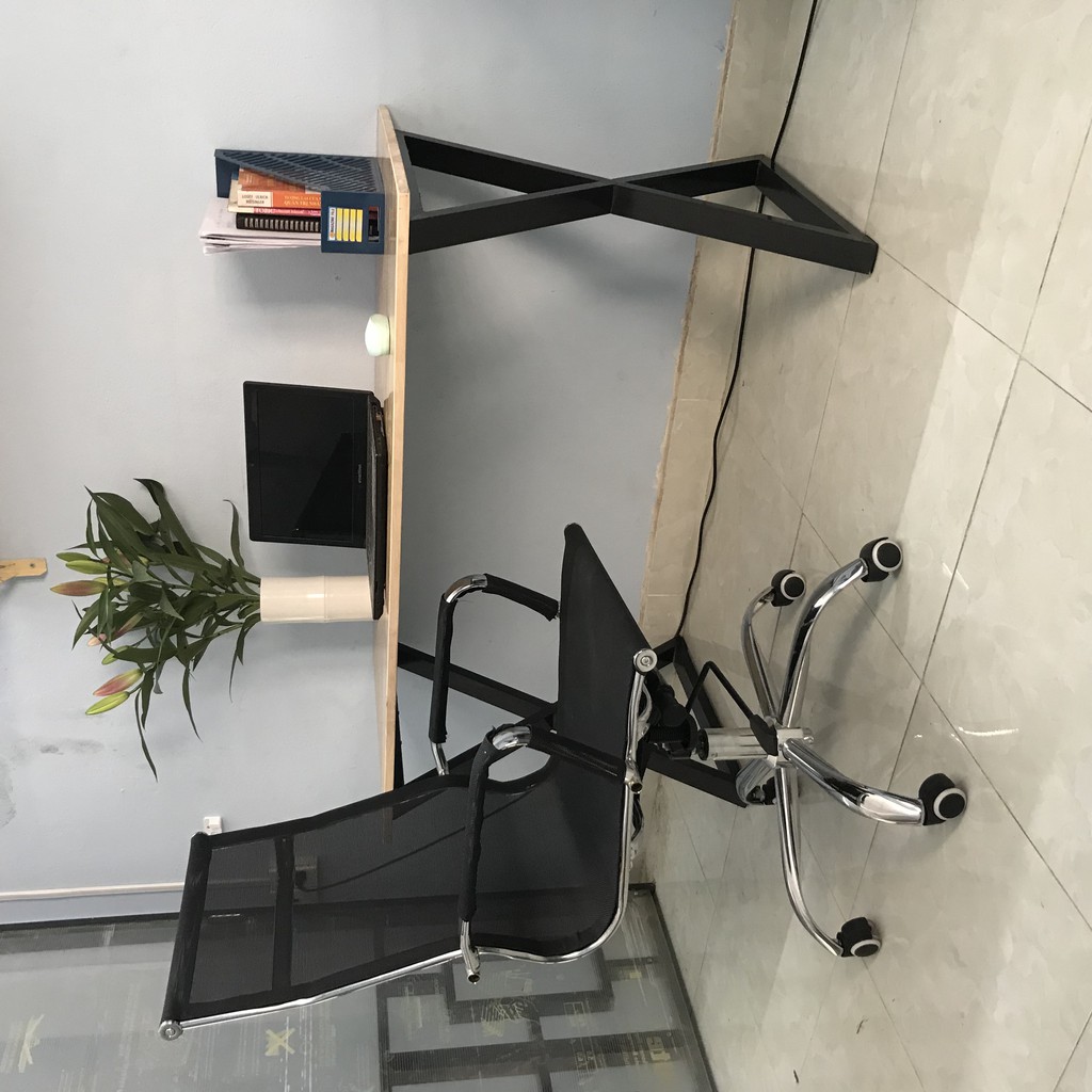 Bàn làm việc HIỆN ĐẠI U, K, X, Z KÍCH THƯỚC 60X120X75CM MẶT GỖ CAO SU | BigBuy360 - bigbuy360.vn