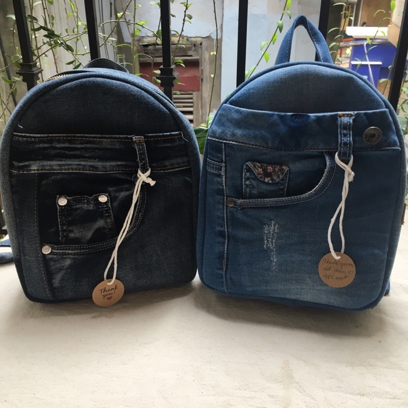 Balo jeans (Nhắn tin chọn mẫu)