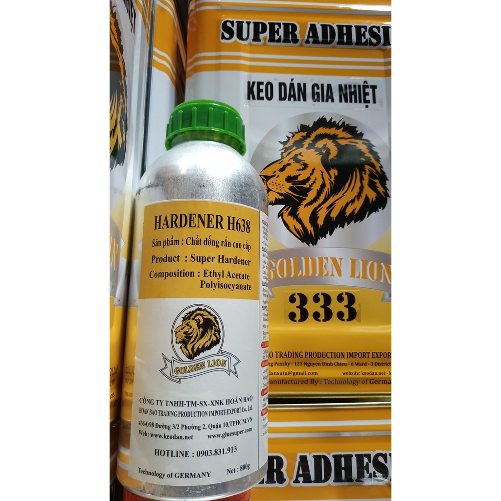 Chất đóng rắn cao cấp H638 chính hãng Sư Tử Vàng_giá gốc từ công ty