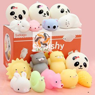 Bộ 16 con đồ chơi squishy mochi siêu dễ thương - đồ chơi hình thú