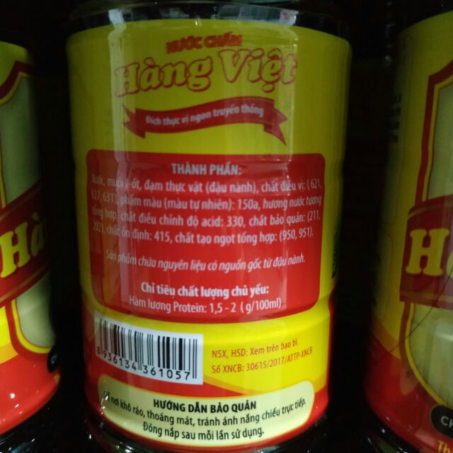 Nước chấm hàng Việt thanh vị 500ml 1thùng 12chai