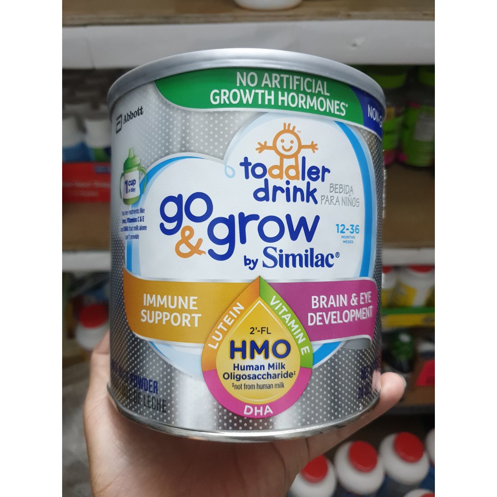 Date 6/2021Sữa bột Similac Go &amp; Grow NON-GMO - HMO 680g (xám) cho trẻ từ 12 đến 36 tháng tuổi