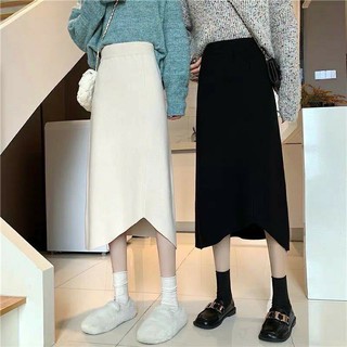 chân váy công sở, chân váy gấu lệch 712