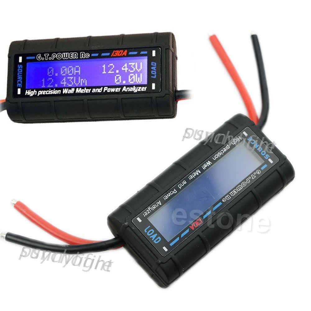 Máy đo công suất phân tích điện áp G.T.POWER RC LCD 60V 130A độ chính xác cao
