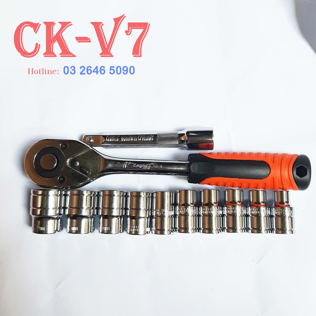 Bộ Dụng Cụ Siết Mở Ốc 12 Chi Tiết KAPUSI Chuyên Dụng