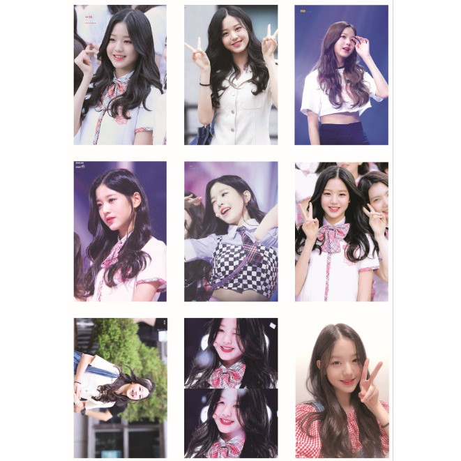 Lomo card 36 ảnh thành viên IZONE - JANG WONYOUNG