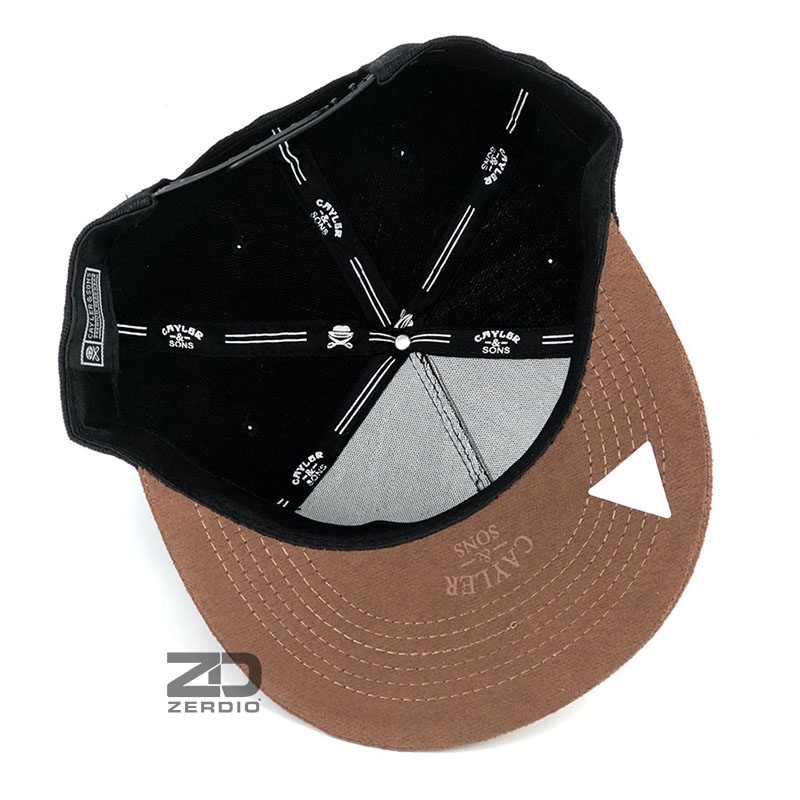 Mũ lưỡi trai hiphop nam, Nón Snapback SN37 màu đen chất liệu cao cấp