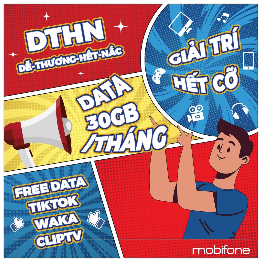 Sim 4G Mobifone DTHN miễn phí tháng đầu không giới hạn data tốc độ cao nghe gọi được chỉ 50K/Tháng - GELOSS