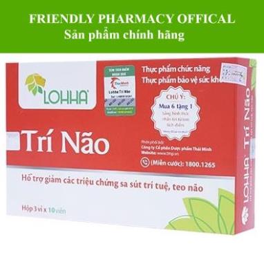 Lohha Trí Não - Hỗ trợ làm tăng cường hoạt động của trí não, thần kinh (30 viên)