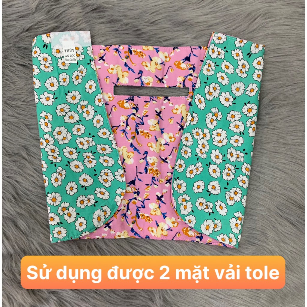 Combo 5 khẩu trang vải ,  ninja chống nắng , choàng lỗ che trán và phía sau ,  vải tole 2 mặt  trước sau , ngẫu nhiên