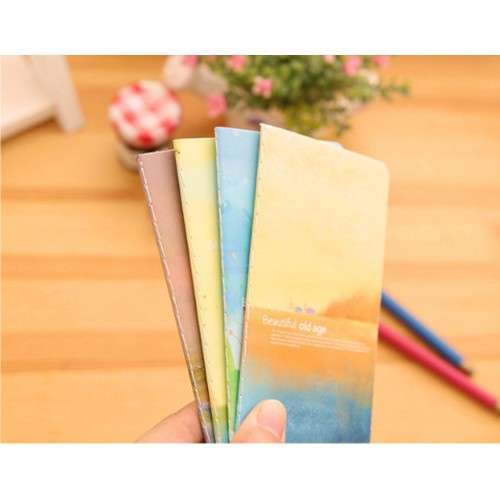 Set 2 sổ tay ghi chép kiểu dáng đẹp mắt tiện dụng