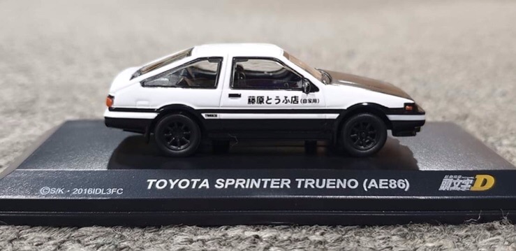 Mẫu Xe Mô Hình Toyota Sprinter Trueno (AE86) 1/64 kyosho