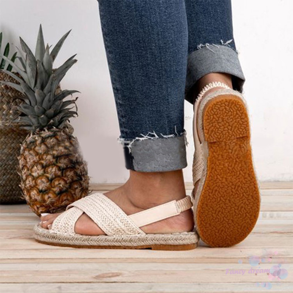 Xăng đan Nữ Hở Ngón Đế Bệt Siêu Nhẹ Thông Thoáng Mùa Hè