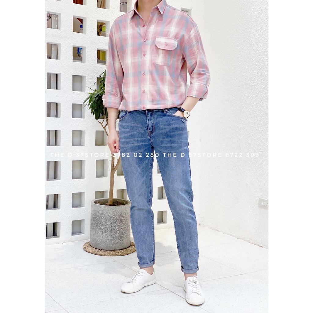 Quần Jean Nam Slim Fit The D Thiết Kế Form Ôm Co Giãn Tốt, Chất Liệu Bền Đẹp J6722 - J6726 | BigBuy360 - bigbuy360.vn