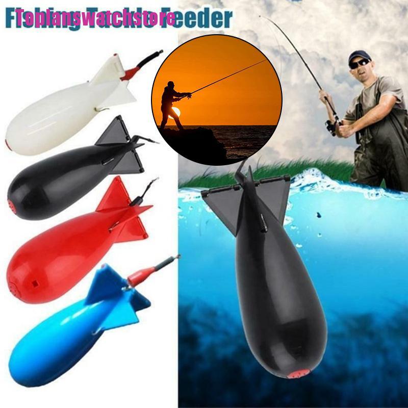 Hộp Đựng Mồi Câu Cá Chép Chép Lớn Hình Tên Lửa Pellet Rocket