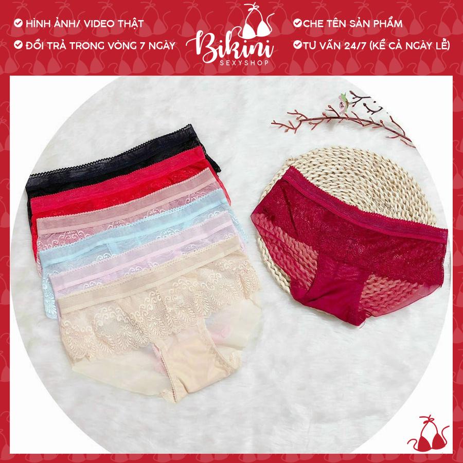 👙❣️QUẦN LÓT NỮ LƯỚI CAO CẤP SIÊU MÁT MỊN PHỐI REN ĐIỆU ĐÀ NHIỀU MÀU 003