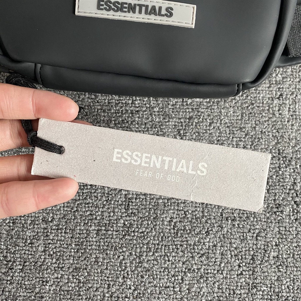 Túi đeo chéo Fear Of God, Túi đeo hông FOG Bag 6th, Chất liệu da chống nước, full tem, tag, túi zip DuSo.Lux