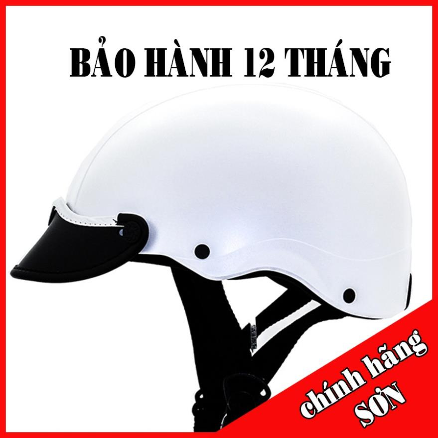 [ĐỦ MÀU]  NÓN BẢO HIỂM SƠN CHÍNH HÃNG - NS008 👑