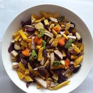 2kg trái cây thập cẩm sấy vụn giòn ngon