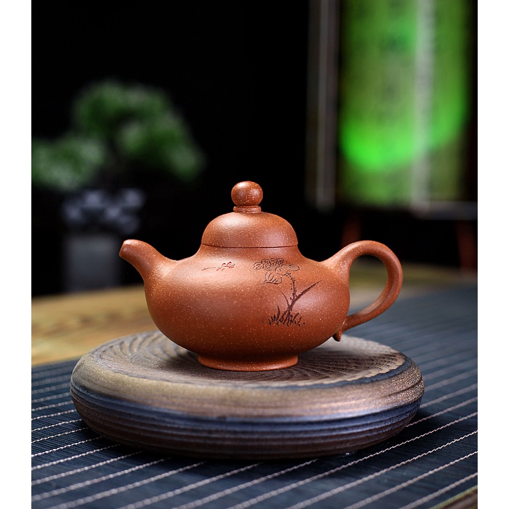 Ấm Tử Sa Nghi Hưng Hoa Anh 200 ml (Giáng Pha Nê)