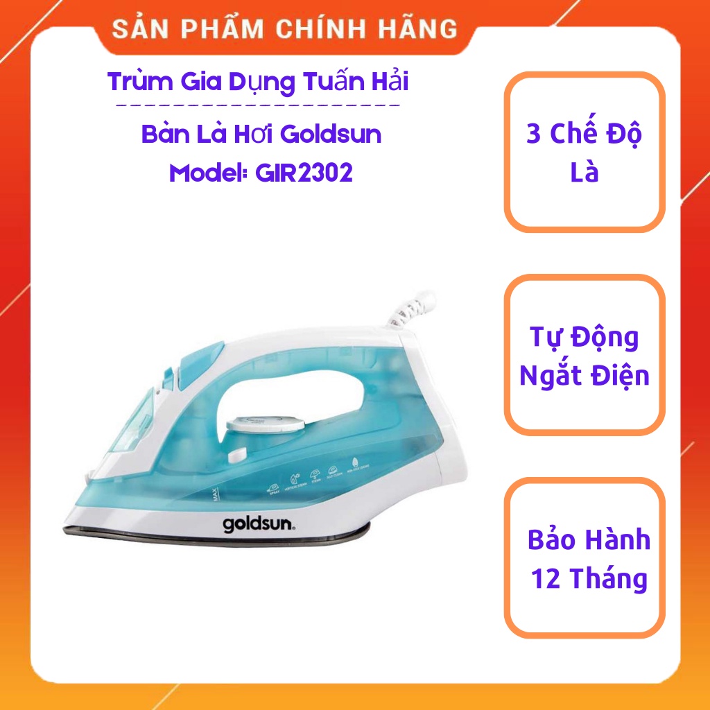 Bàn là hơi GOLDSUN GIR2302