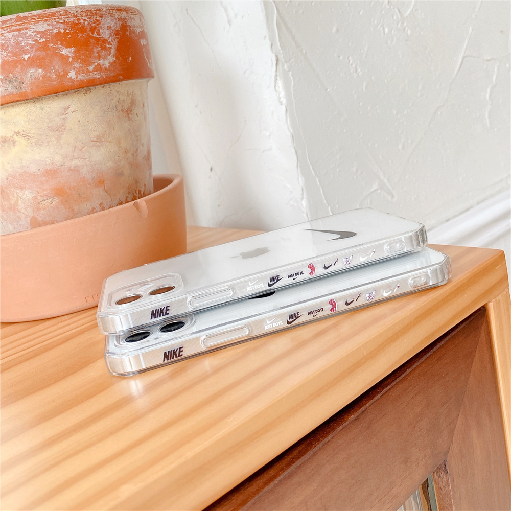 Trong kho!Ốp Điện Thoại Trong Suốt In Logo Nike Cá Tính Cho IPhone6 7Plus 8Plus XS 11 Pro Max 12 | BigBuy360 - bigbuy360.vn