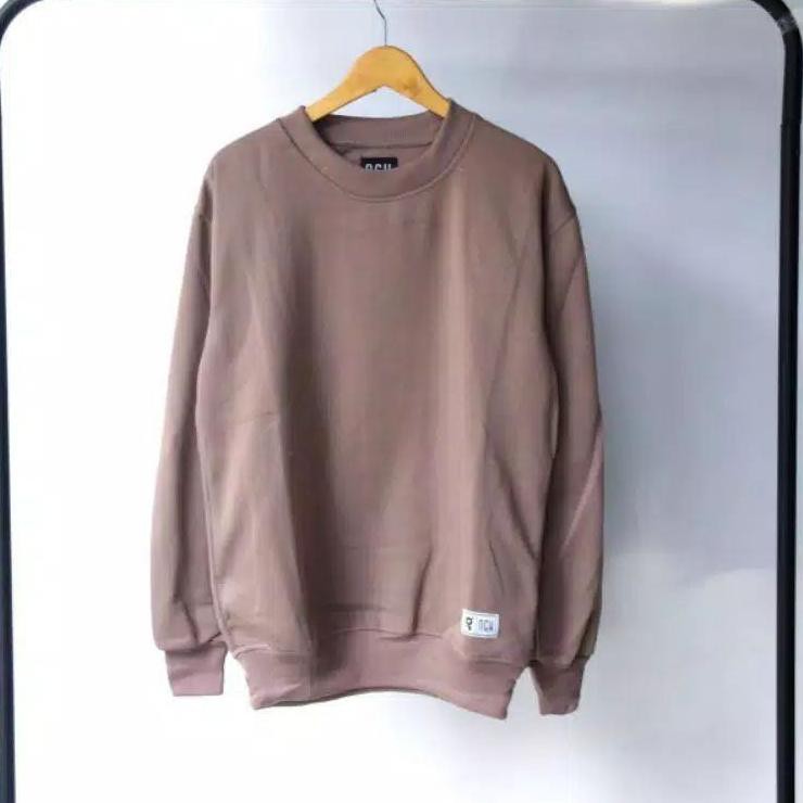 Áo Sweater Trơn Cổ Tròn Thời Trang Cao Cấp Cho Nam Nữ Size Xxl- Xl- L - M