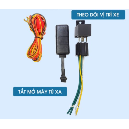 Thiết bị định vị xe máy kèm rơ le tắt máy NTT Track A8 Pro bảo hành 12 tháng