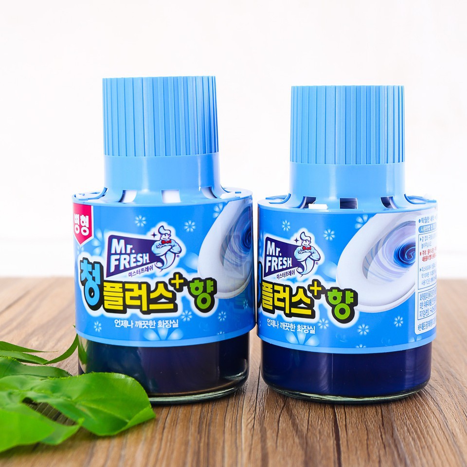 Combo 2 Cốc thả bồn cầu tẩy xanh toilet Hàn Quốc Mr.Fresh 180g hương Ngàn hoa