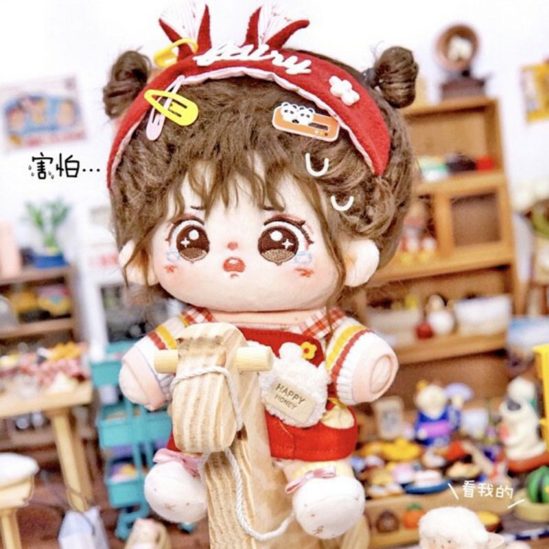 Vải lông uốn 9cm may tóc Doll KPOP