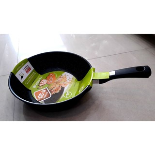 Chảo vân đá dùng được bếp từ 24cm KAI