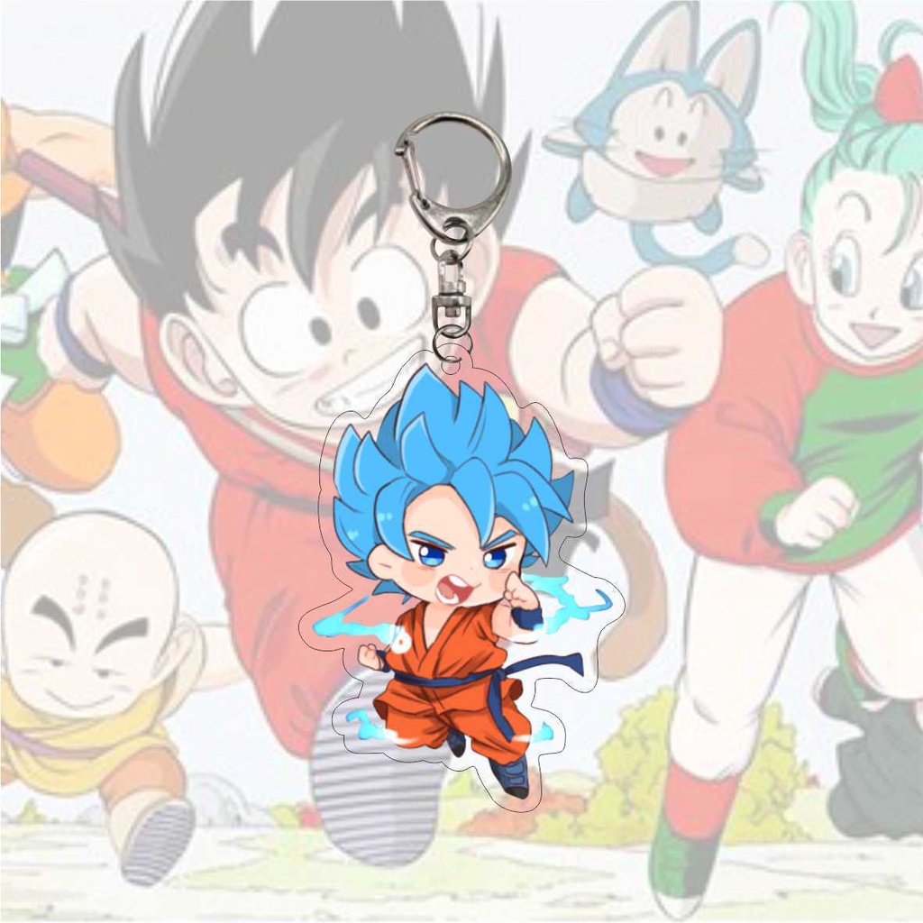 Ns2 Móc Chìa Khóa acrylic Hình Nhân Vật Hoạt Hình dragon ball goku sn2