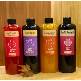  NƯỚC CỐT DÂU TẰM - DÂU TÂY - CHANH DÂY - HOA ATISO ĐỎ| NGON LẠ ĐÀ LẠT