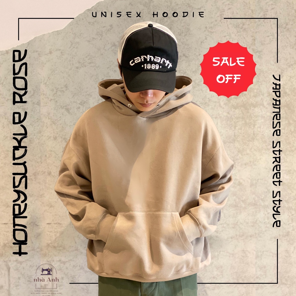 Áo hoodie unisex thương hiệu Nhật Bản chất vải nhập cao cấp