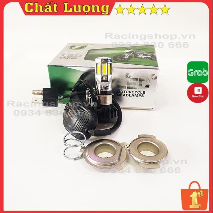 Đèn Pha Led RTD   Siêu Sáng  Đèn Led đuôi Quạt tản nhiệt gắn cho xe ga xe số ( GIÁ 1 BÓNG )