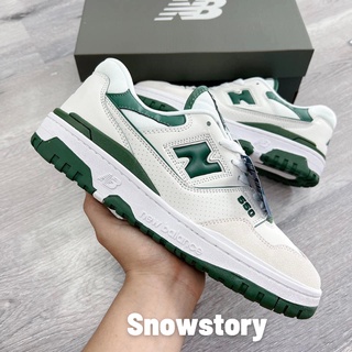 Giày new balance 550 "white green", nb 550 phối màu xanh trắng - nb550